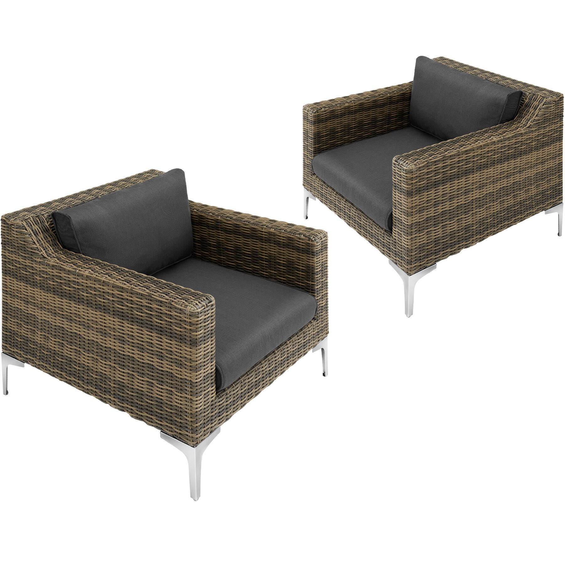 Modulares Rattanset Villanova Set 5 2-Sitzer
