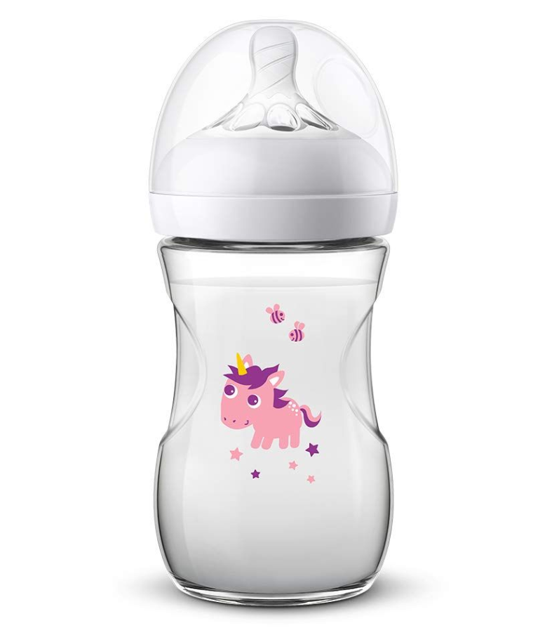 BIBERON NATURAL 2.0 UNICORN - Transparent