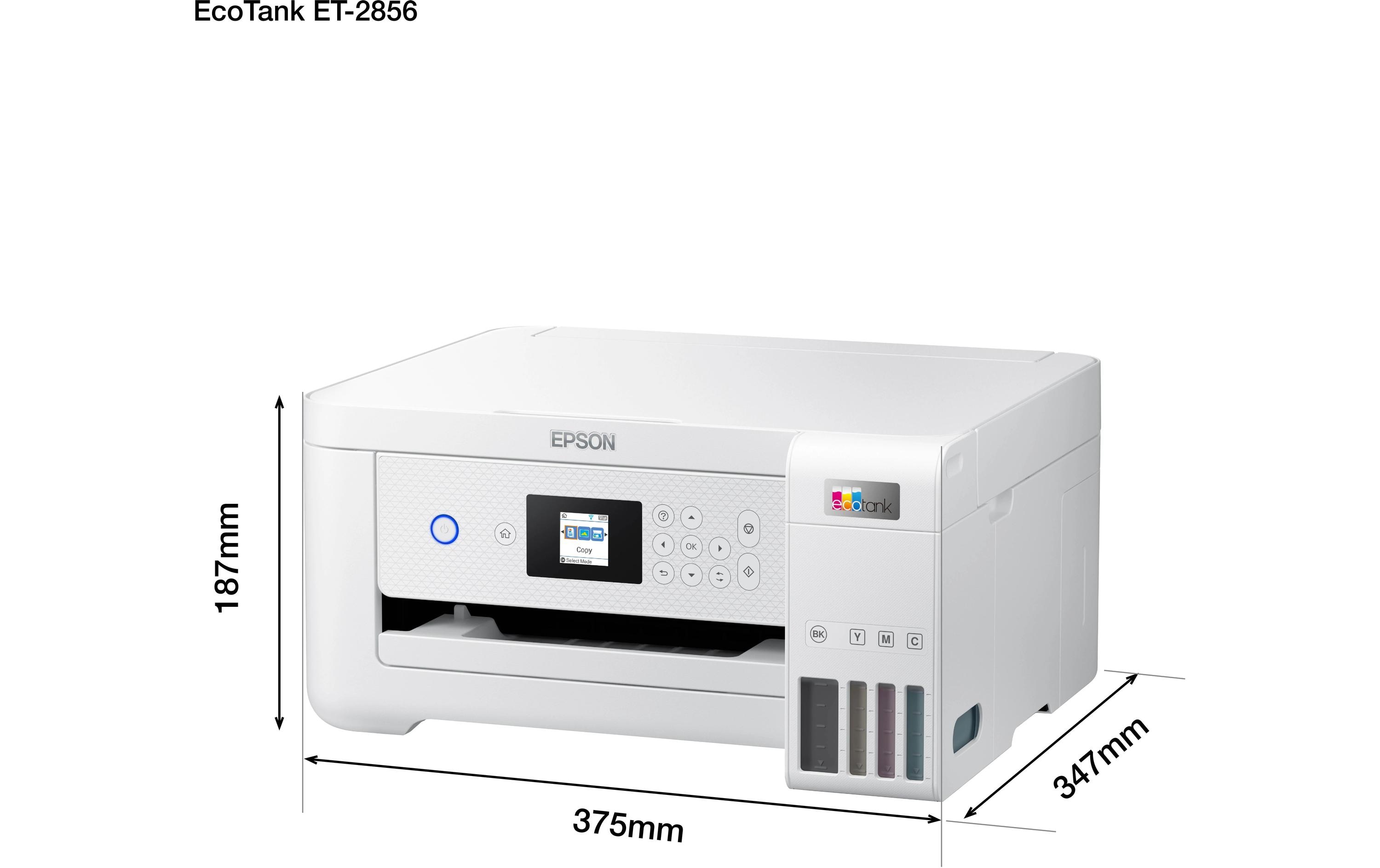 Multifunktionsdrucker EcoTank ET-2856<br>3-in-1-Multifunktions-Tintenstrahldrucker mit Ecotank-System