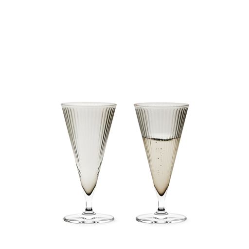 Rosendahl Grand Cru Nouveau 2-pak Champagneglas, Smoke, 20 cl