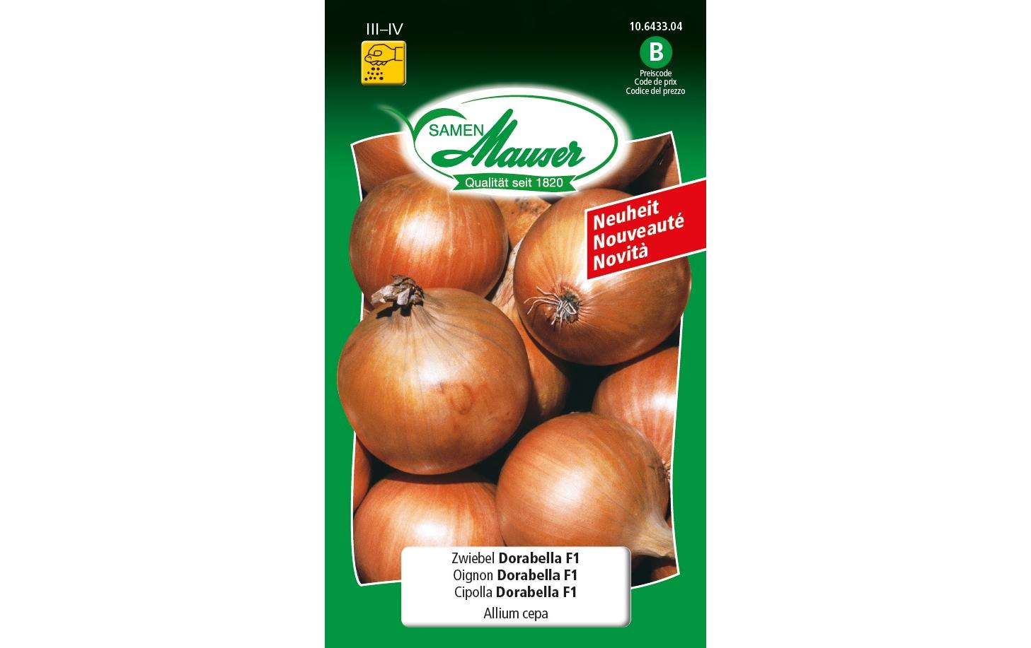 Samen Zwiebel Dorabella F1Gemüsesamen