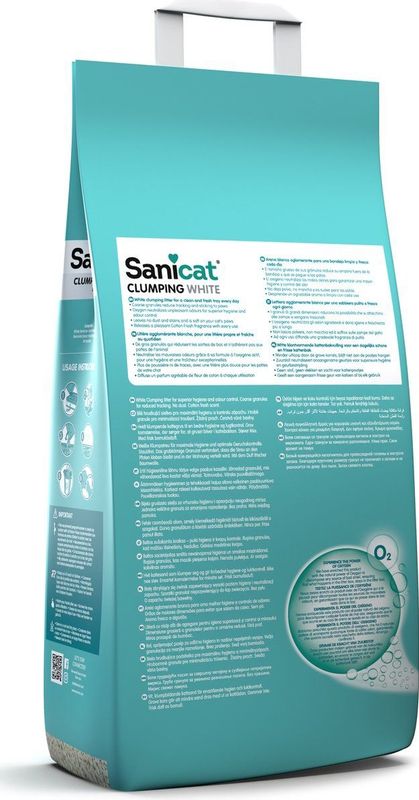 Sanicat - Klonterende Kattenbakvulling - Ongeparfumeerd - Biologisch Afbreekbaar