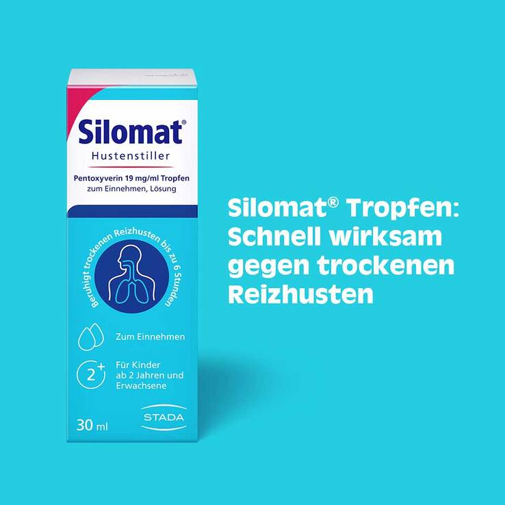 Silomat Hustenstiller Pentoxyverin 19 mg/ml Tropfen, 30 ml
