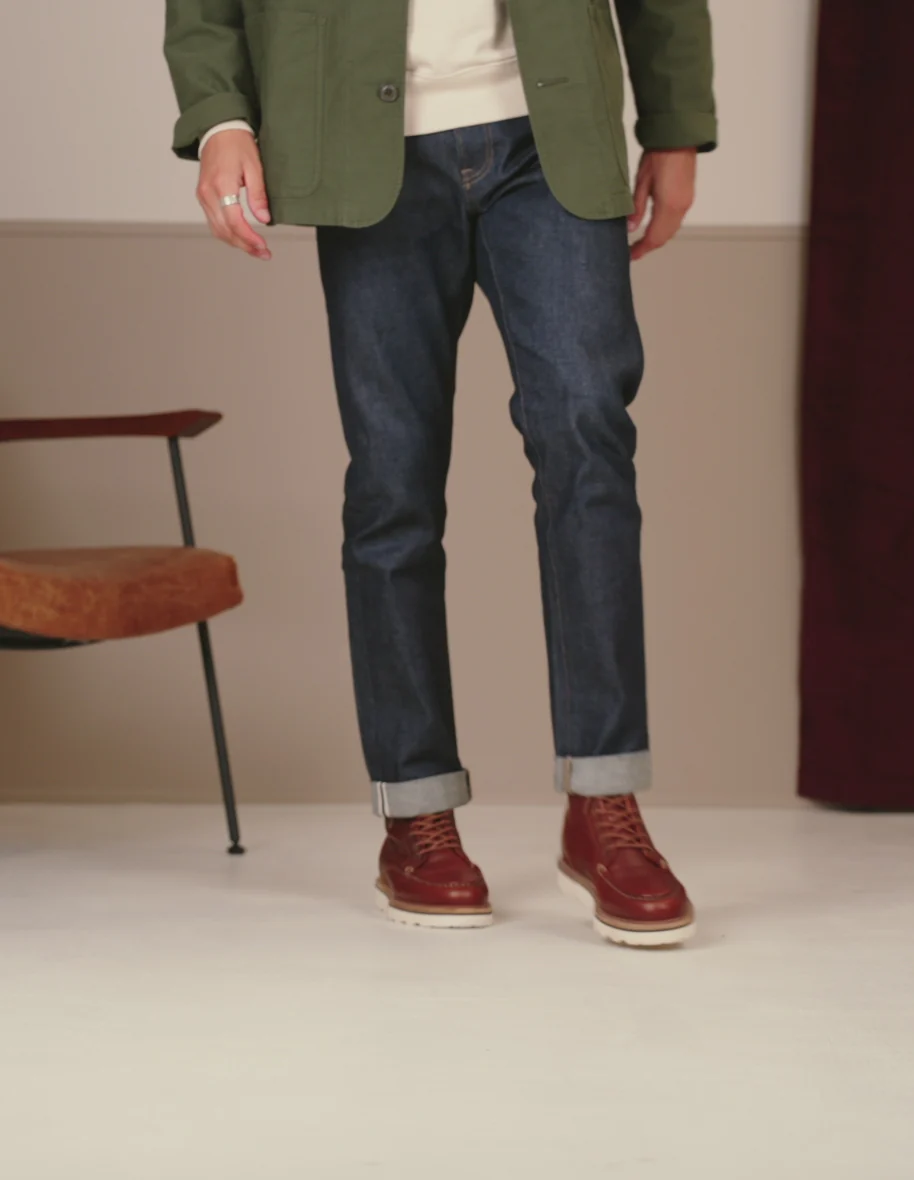 Bottines Bastien - Cuir pull-up terracotta
