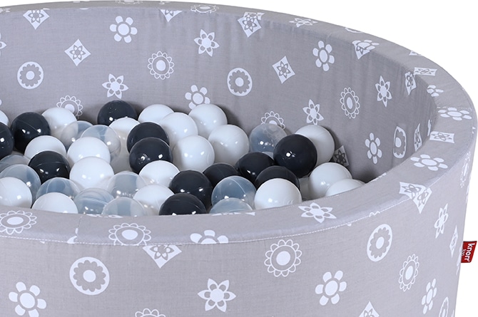 Knorrtoys® Bällebad »Soft, Royal Grey« mit 300 Bällen; Made in Europe