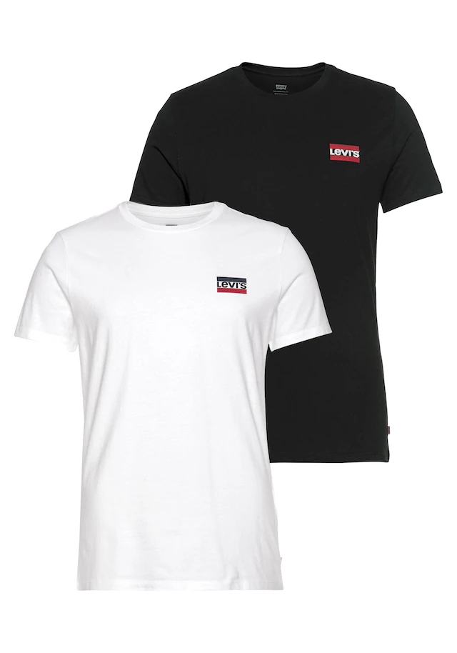 Levi's® T-Shirt »LE 2PK CREWNECK GRAPHIC«, 2 Stk.