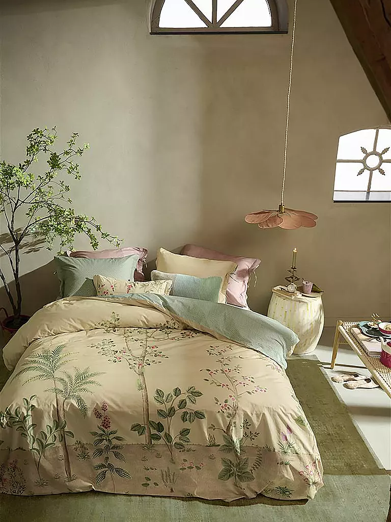 PIP STUDIO Perkal Bettwäsche FATA MORGANA 70x90cm/140x200cm Sand beige