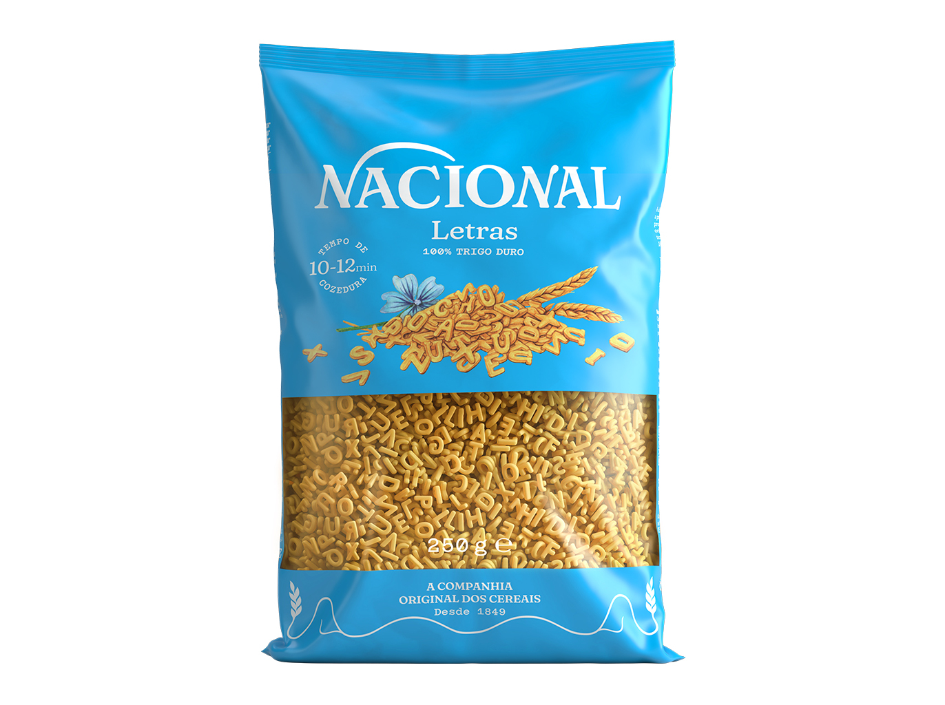 MASSA NACIONAL LETRAS 250G