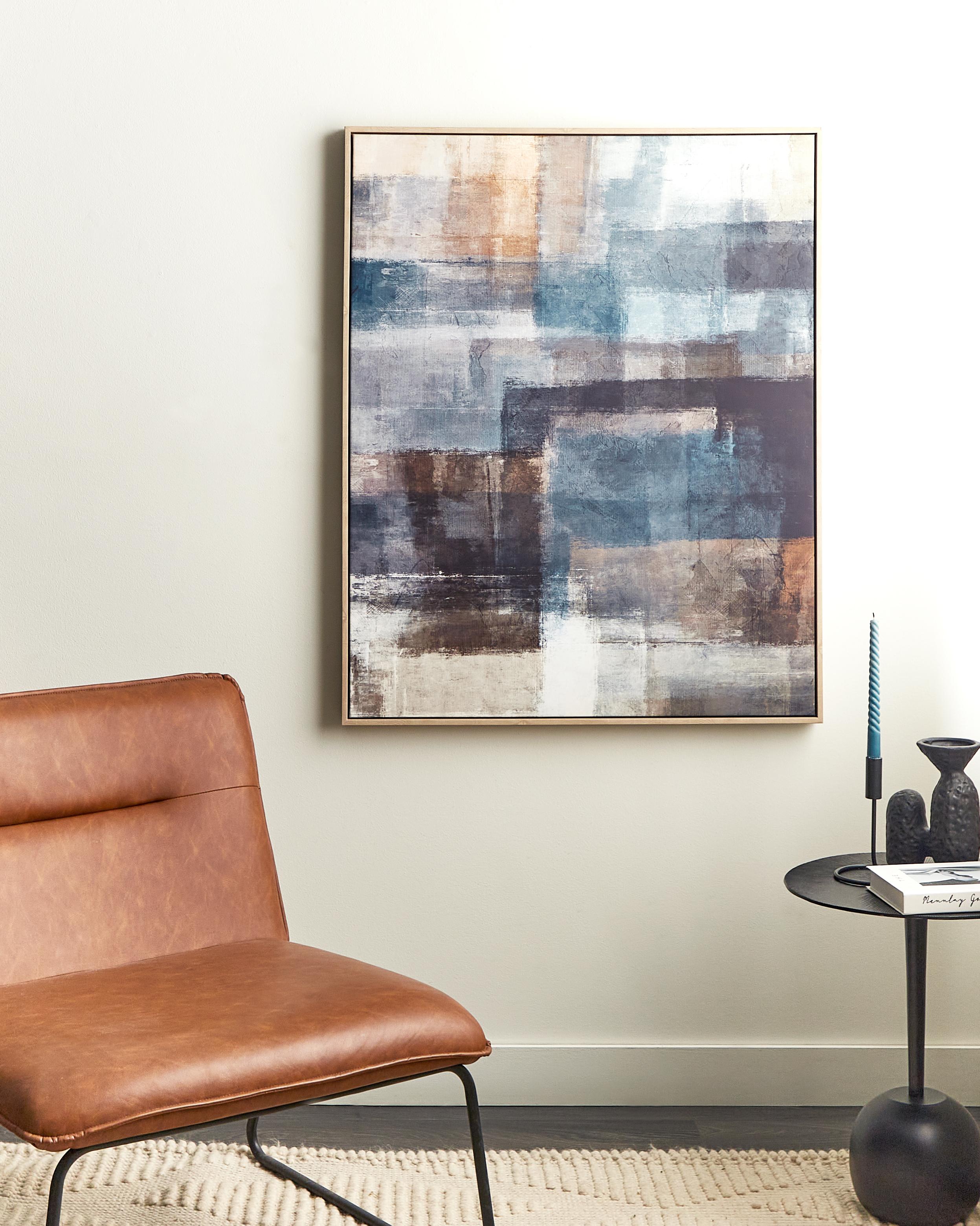 Canvas PULSANO Abstract motief 83 x 103 cm Meerkleurig
