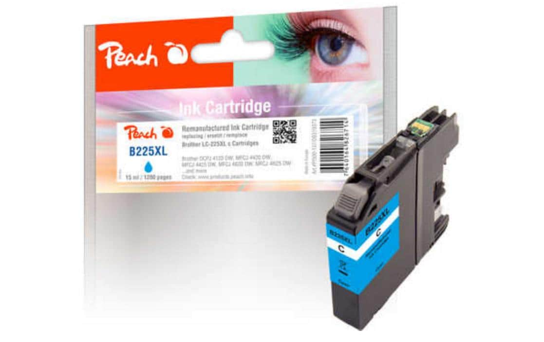 Tinte Brother LC-225XL CyanTintenpatrone, Cyan