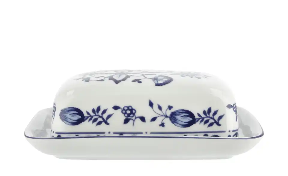 Kahla Butterdose "Rosella" Zwiebelmuster Butterdose