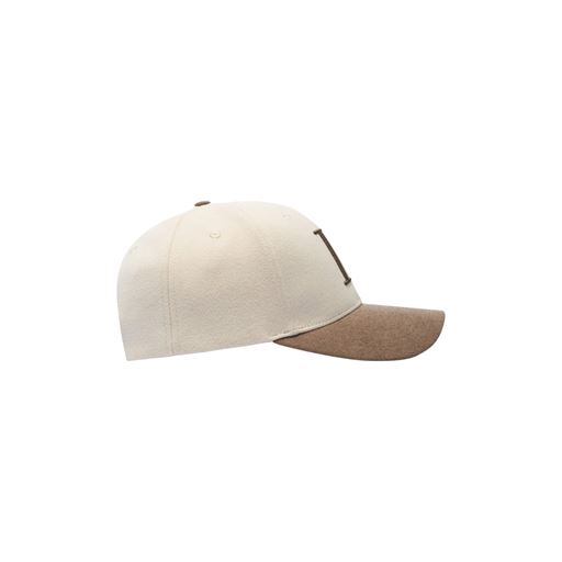 Les Deux Contrast Baseball Cap, Ivory/Mountain Grey, One size