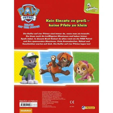 Carlsen Verlag Das große PAW Patrol Buch