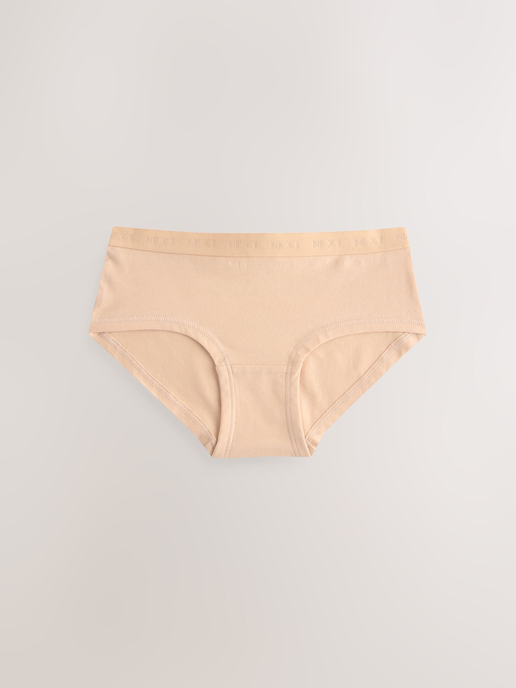 Caramel-nude - Verpakking van 5 hipsteronderbroeken (5-16 jr)