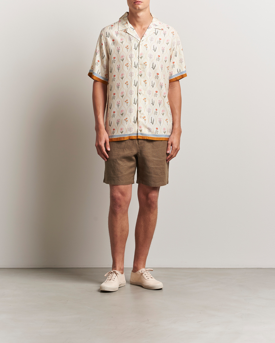 Les Deux Lucas AOP Wild Flower Shirt Ivory