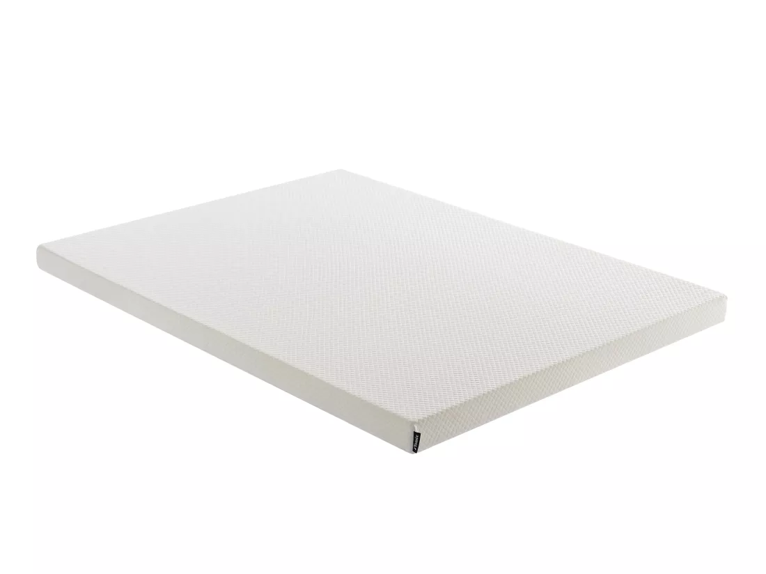 Ensemble 140 x 190 cm cadre à lattes + matelas mousse déhoussable ép.9cm - OCHI de YSMÉE