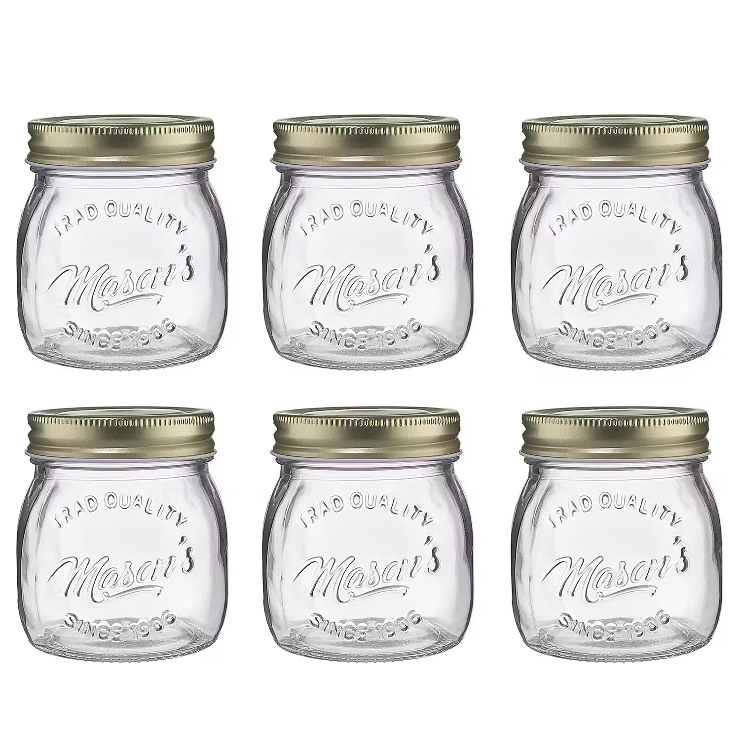 MASON'S Aufbewahrungsglas 6er-Set