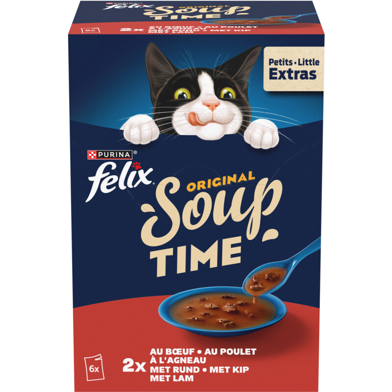 Felix Soup original met rund kip lam