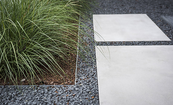 Bordure de jardin Ecolat gris 120 x 14 cm