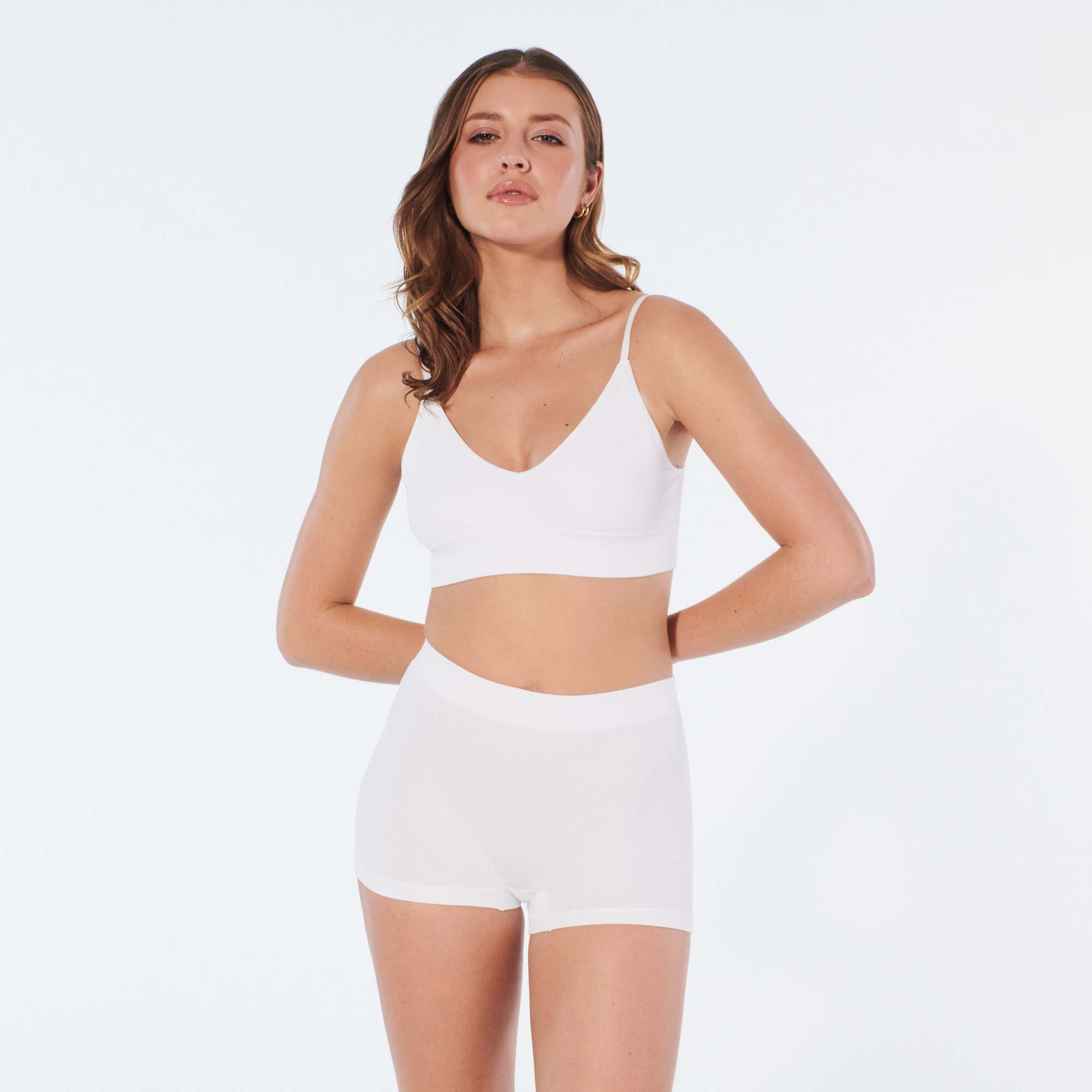 Brassière triangle en seamless