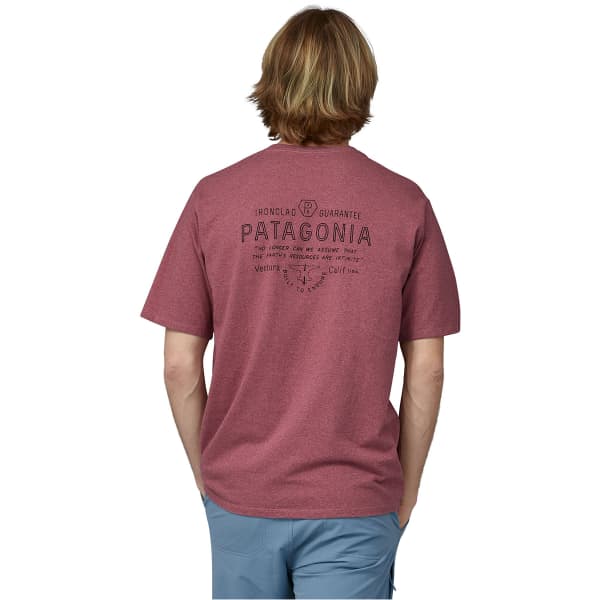 T-shirt PATAGONIA M'S FORGE MARK RESPONSIBILI-TEE EVENING MAUVE