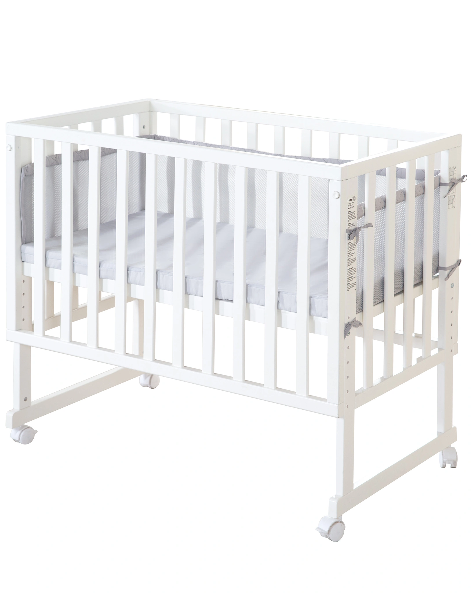 Beistellbett ROBA STYLE 3in1 86 x 90 cm (Farbe: weiß)