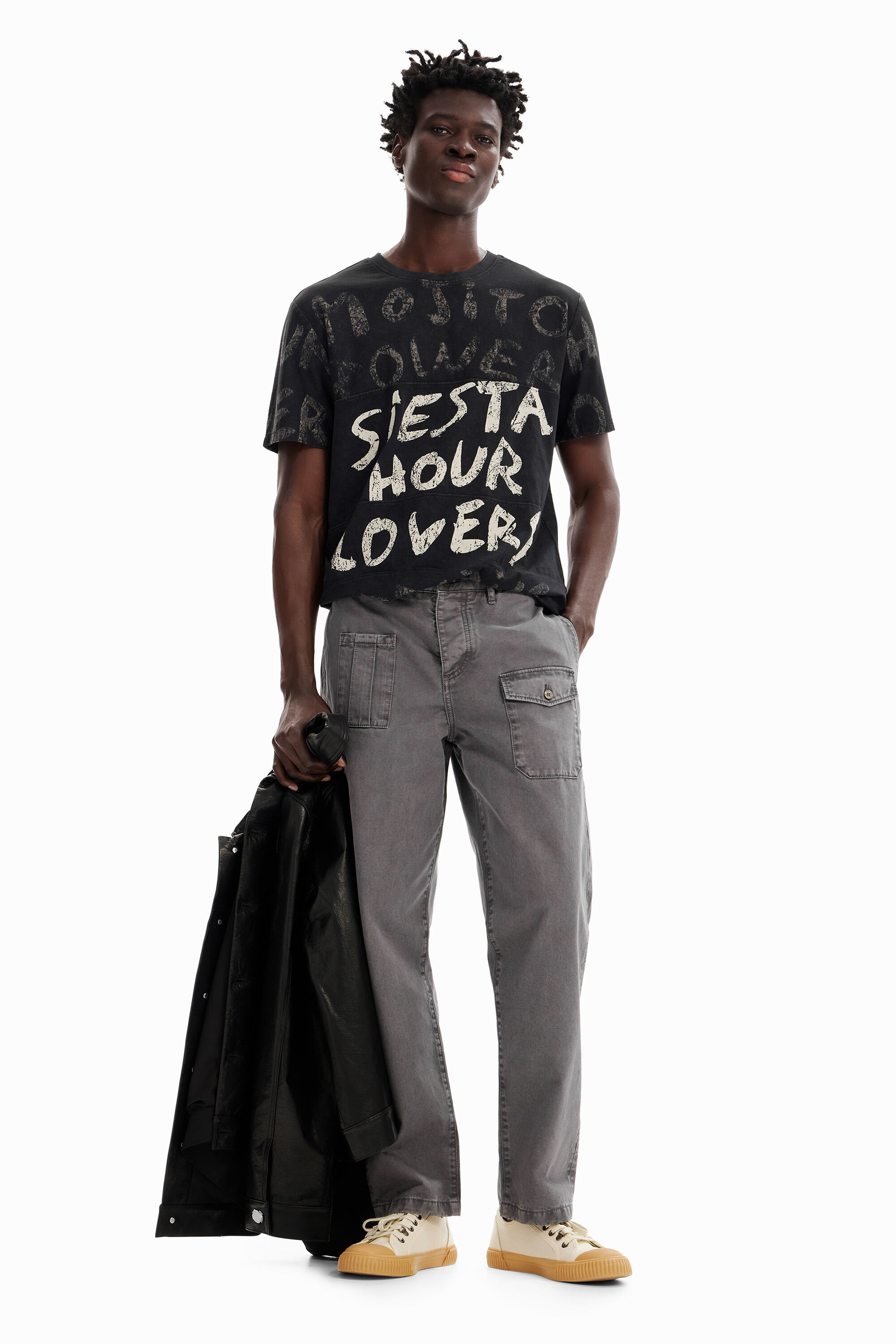 Pantalon cargo droit