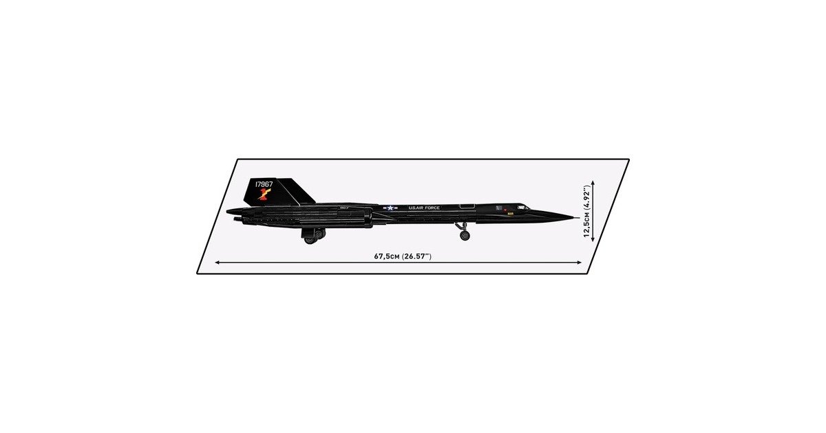 COBIArmed Forces - Lockheed SR-71 Blackbird Constructiespeelgoed  (COBI-5891)