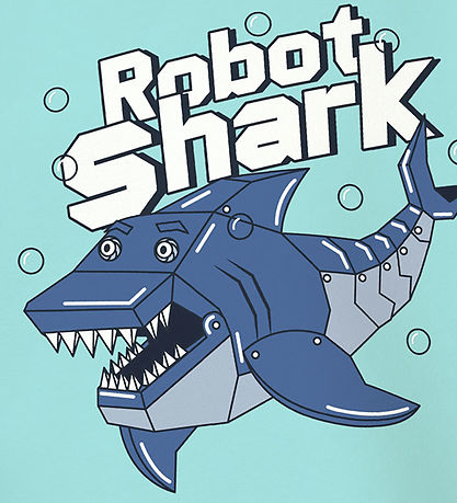 Name It T-Shirt - NmmVux - Blue Tönung/Shark