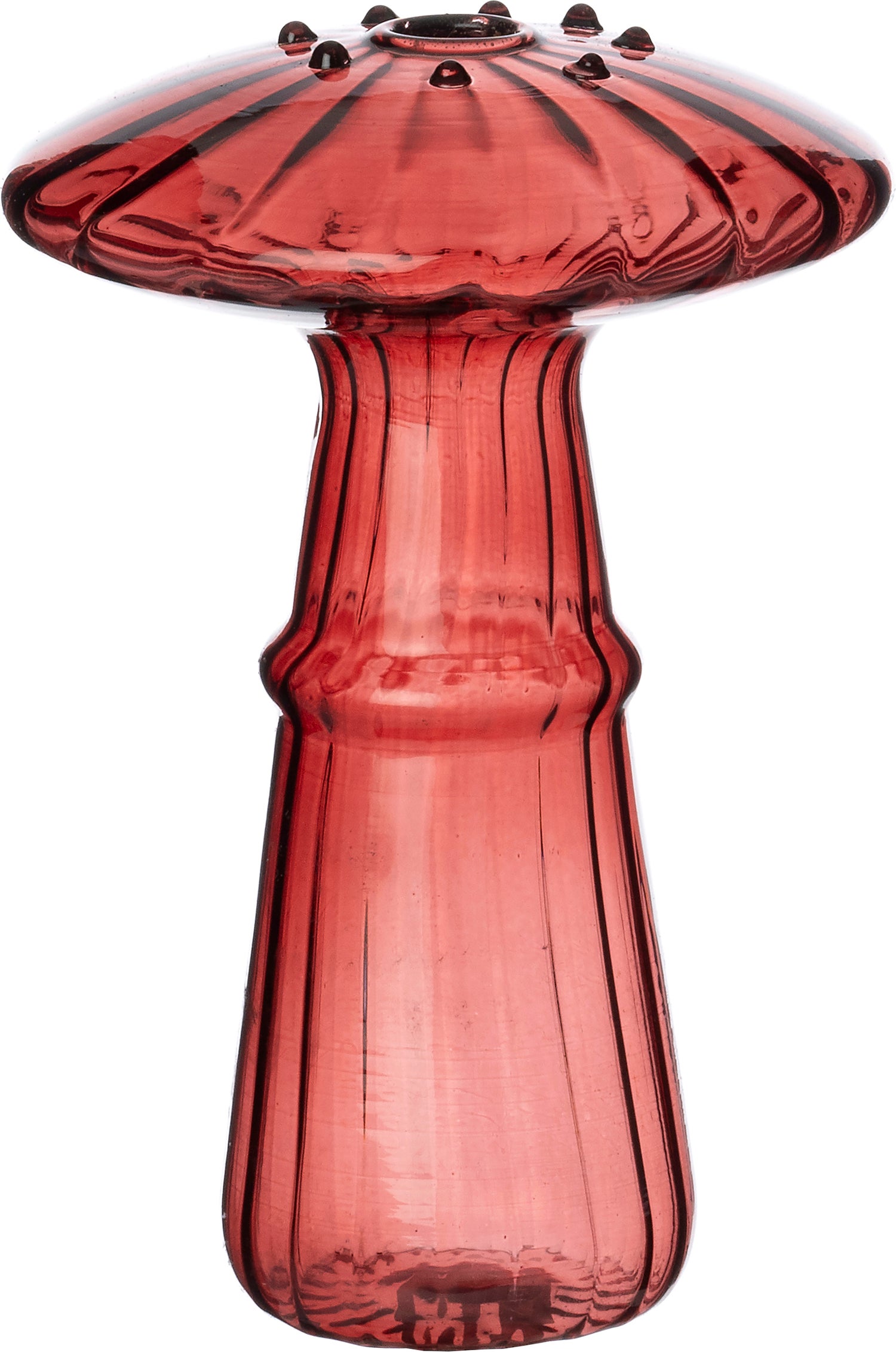 Intratuin vaas paddenstoel rood D 8 H 11,5 cm
