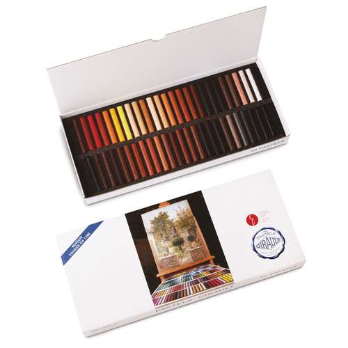 GIRAULT extrafeine Künstler-Pastellkreide 50er-Sets