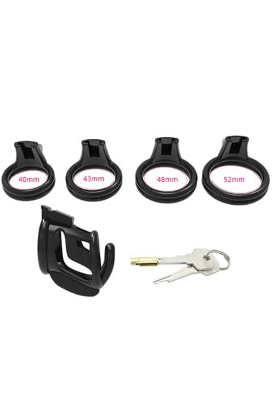 Gest Lock Chastity Cage Black 7,5 x 3 cm Kyskhetsbur