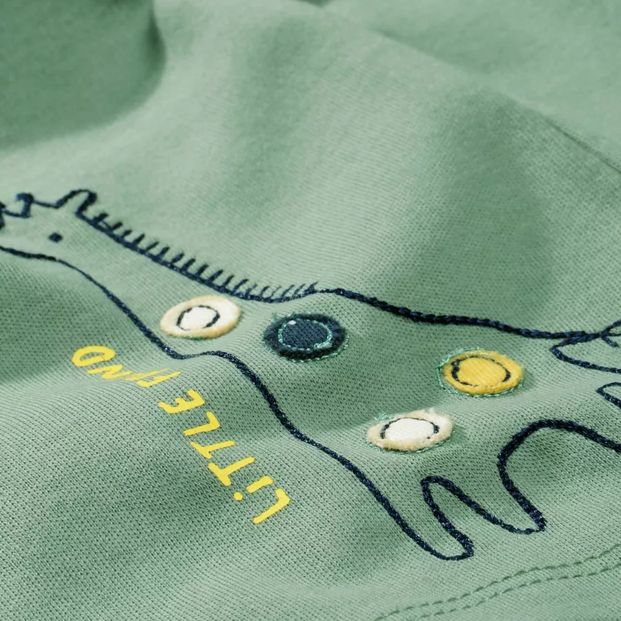 STACCATO Shirt jade gemustert