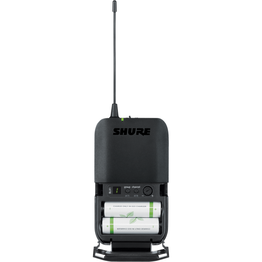 Shure BLX188E/CVL-H8E draadloos dasspeld systeem (518 - 542 MHz)
