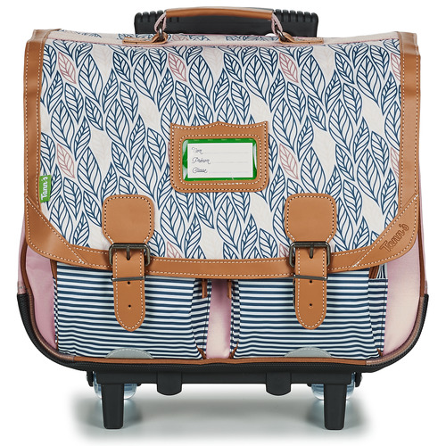 Tann's - CREATION FLORE TROLLEY CARTABLE 41 CM - Rose