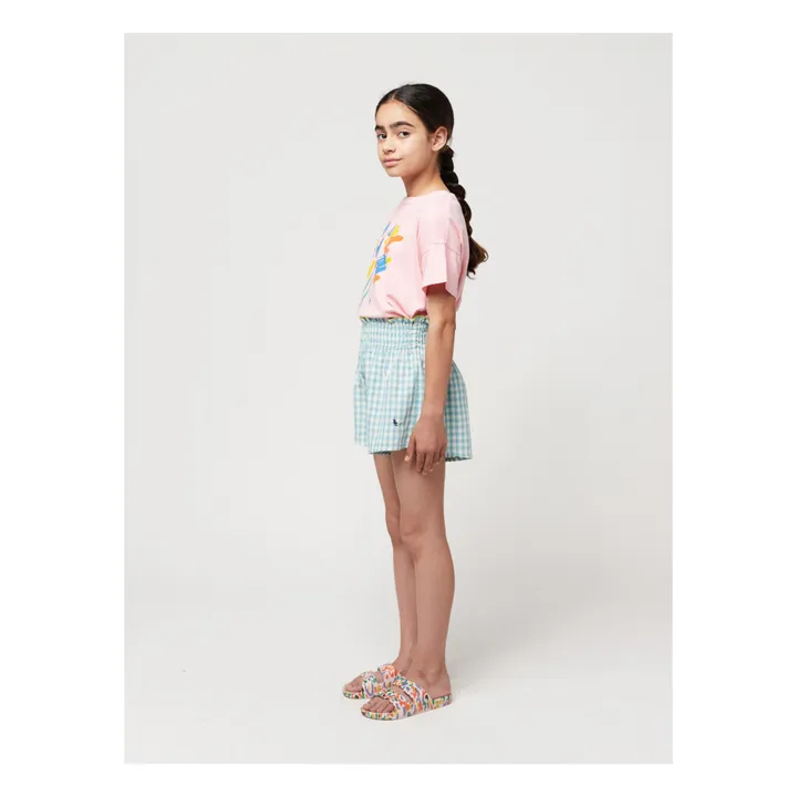 Bobo Choses Short Vichy | Bleu Clair