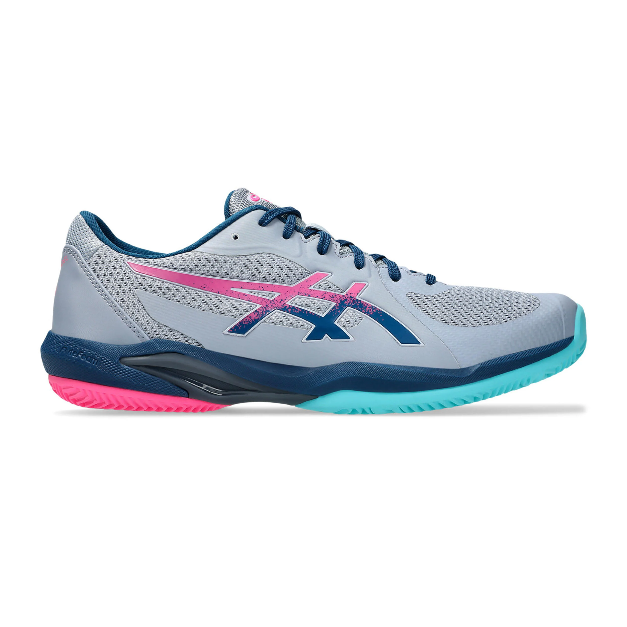 ASICS Solution Swift FF 2 Chaussures Padel Hommes - Bleu Gris, Bleu Petrol