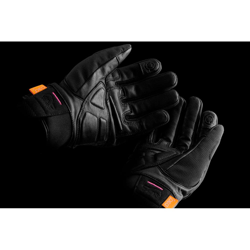 Furygan - Gants femme Jet Lady All Seasons D3O® Evo Noir / Rose