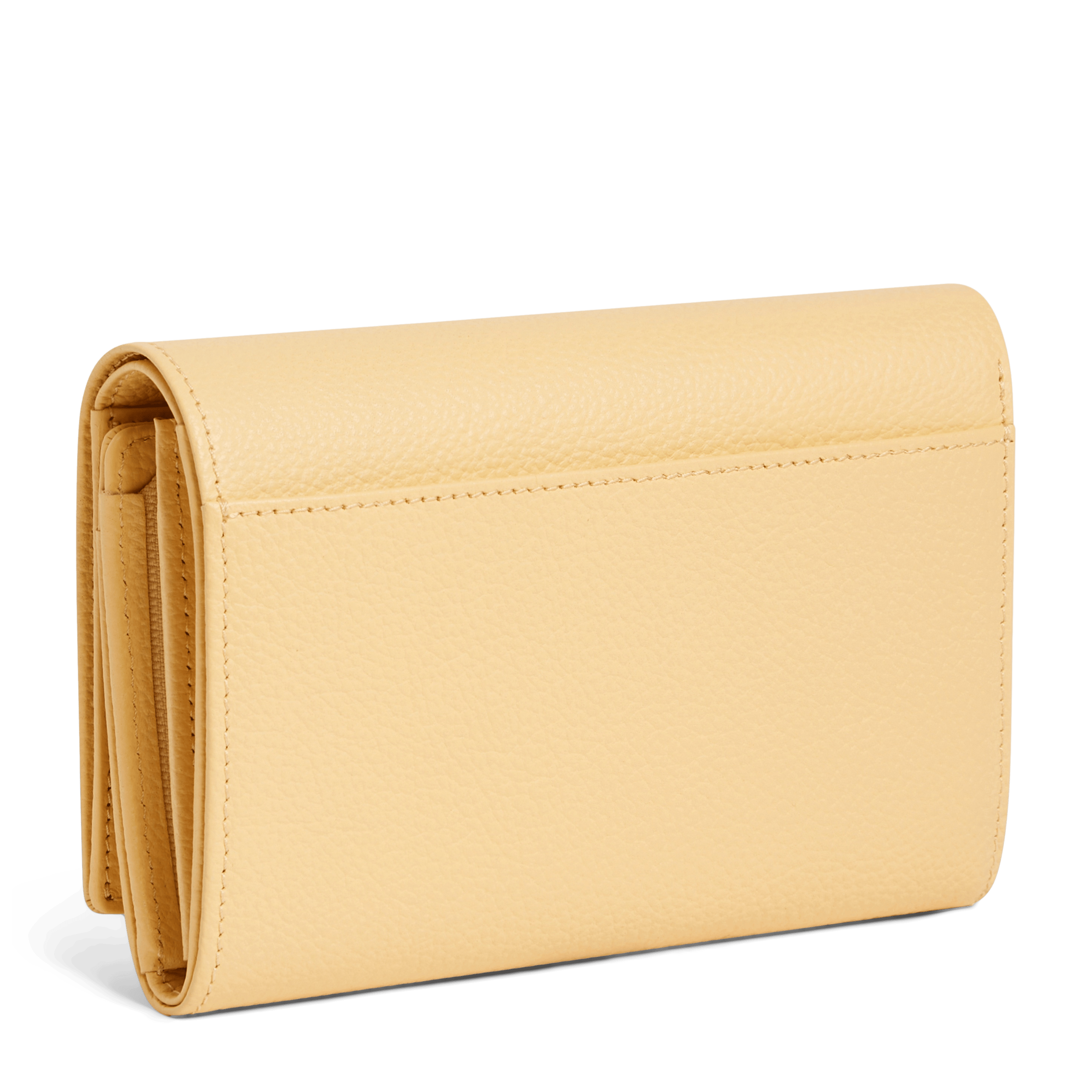 EMILIE - Portefeuille en cuir | Jaune