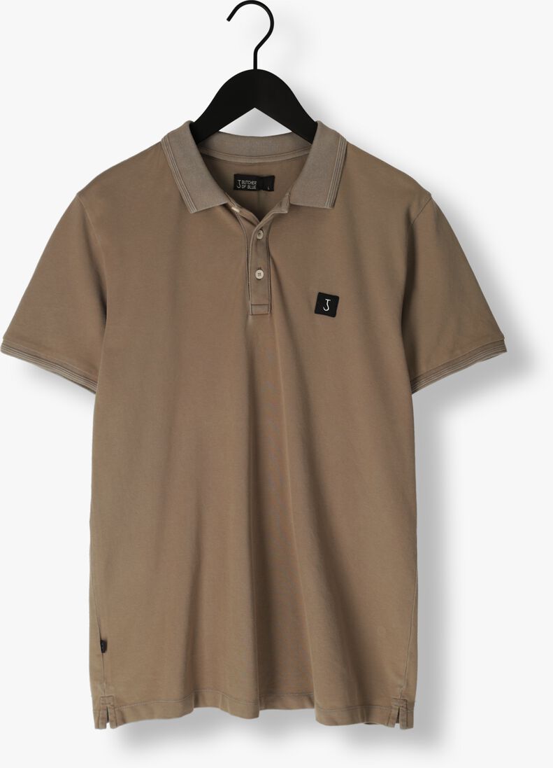 BUTCHER OF BLUE beige butcher of blue polo classic comfort polo