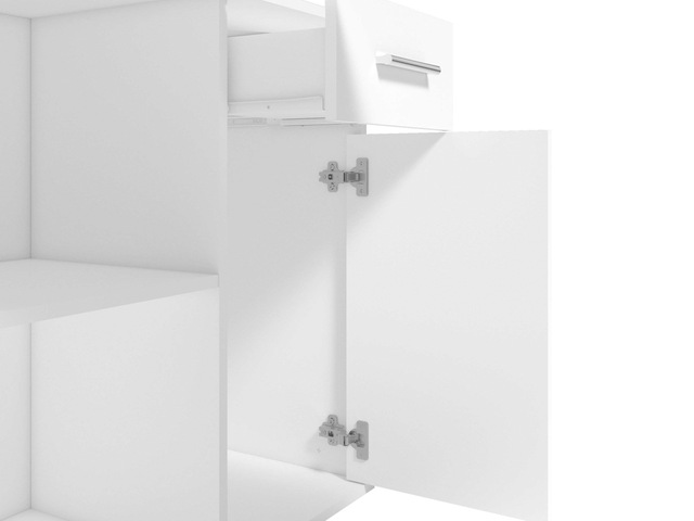 Home affaire Eckschreibtisch »Macon« Computertisch mit vielen Stauraummöglichkeiten, Breite 130 x 93 cm