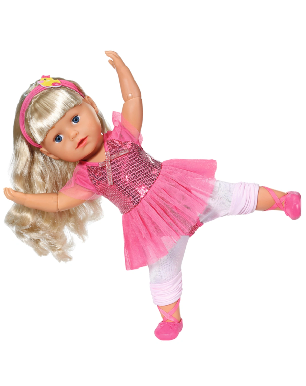BABY born® Puppe SISTER PLAY & STYLE (43cm) in blond