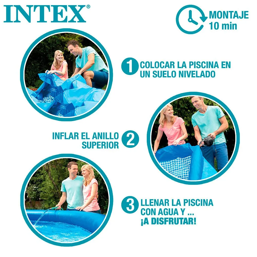 Intex Easy Set aufblasbarer Pool 244x61 cm
