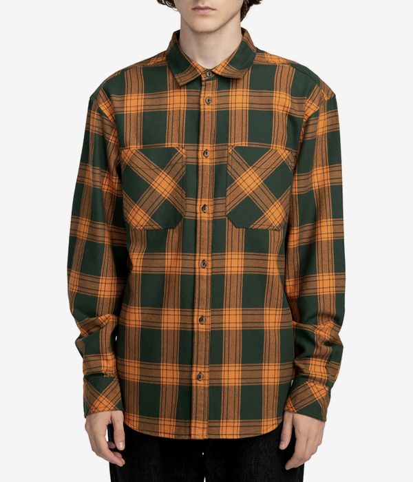 Element Compass Hemd (forest cheddar plaid)