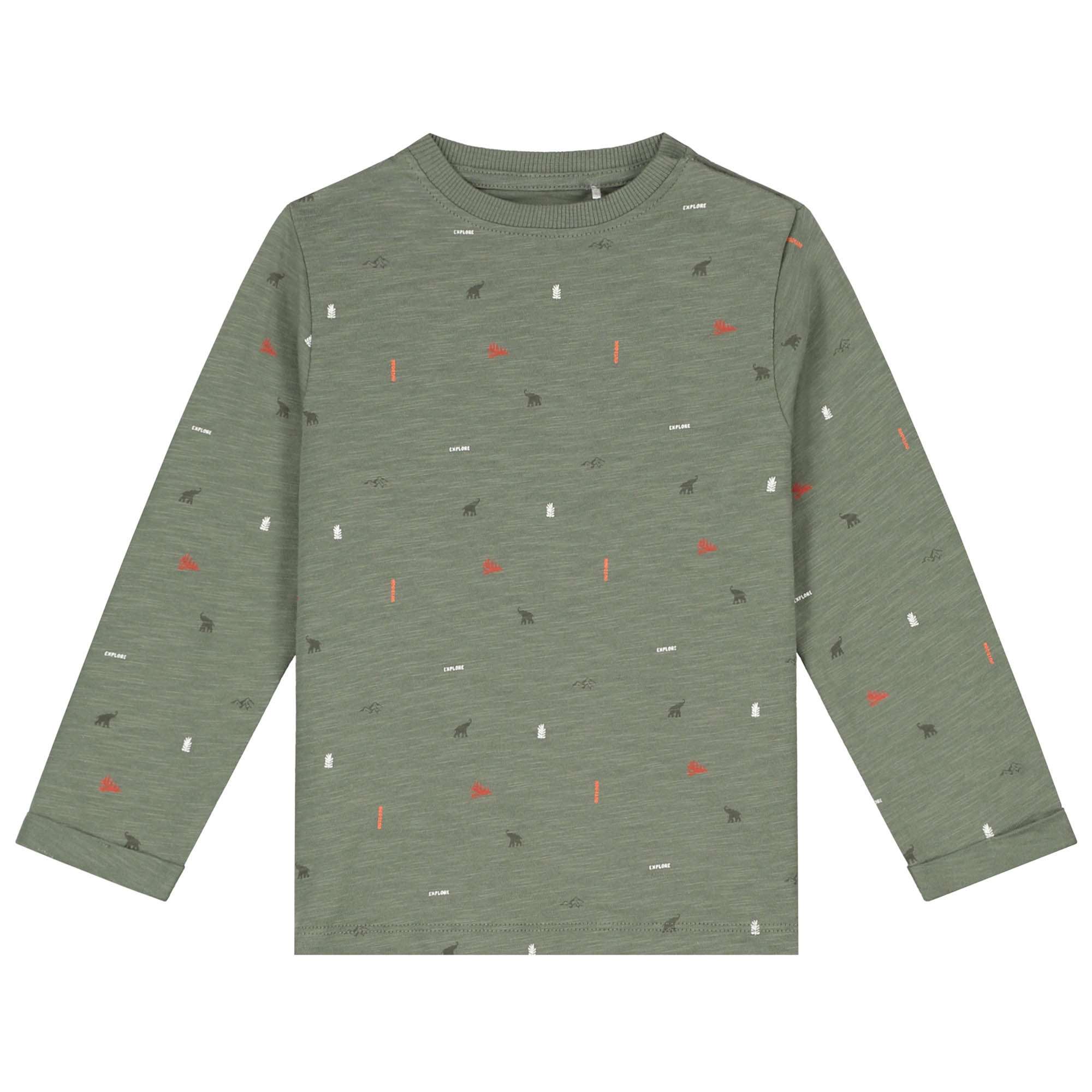 Prénatal baby shirt lange mouwen all over print multi