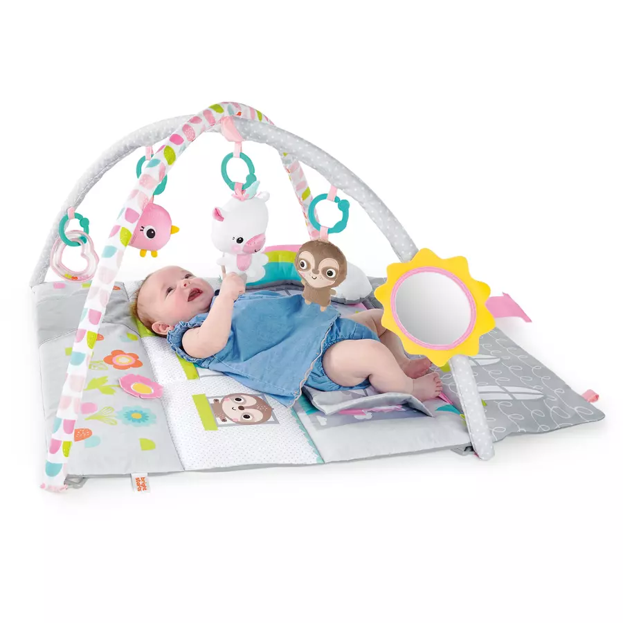 Bright Starts Puppenhaus Spieldecke mit Spielbogen