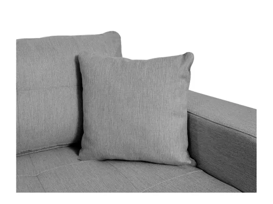 Canapé d'Angle Convertible Gauche 4 Places en Tissu