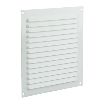 Renson Ventilatierooster Opbouw Aluminium Wit 200 x 200 mm