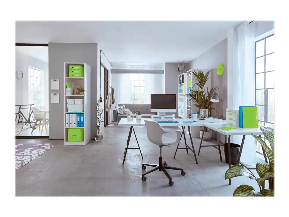 Arkivæske Leitz WOW PP 30mm grøn - (5 stk.)