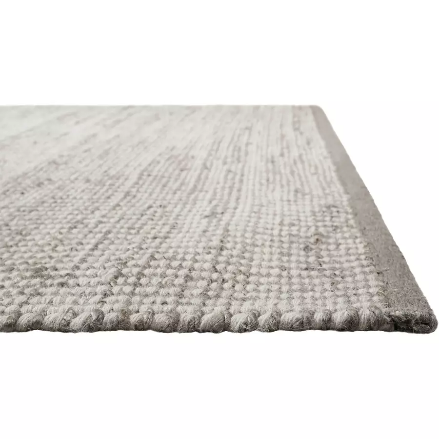 Green Looop Handweb-Teppich Toulouse grau